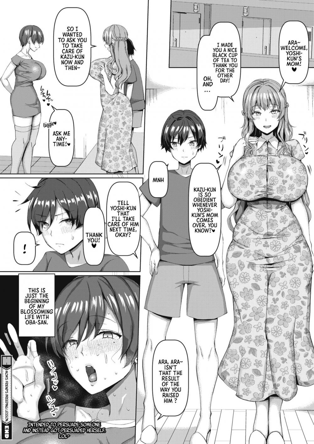 Hentai Manga Comic-My Mom's Friend's Breeding Lesson-Read-26